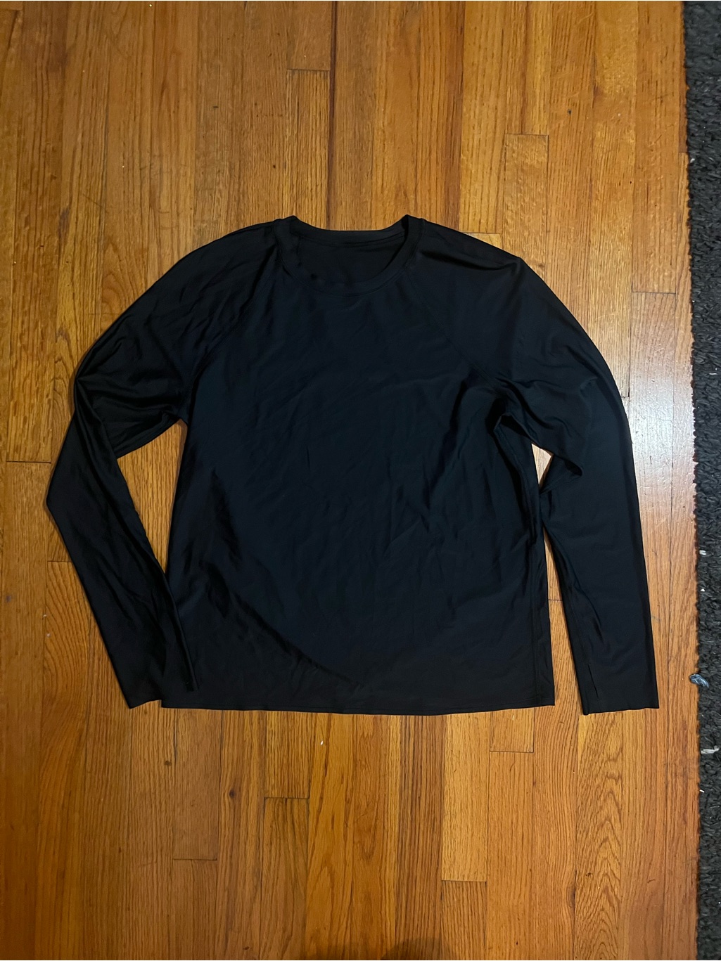 Lululemon Athletica Long Sleeve Performance Tee - Black
